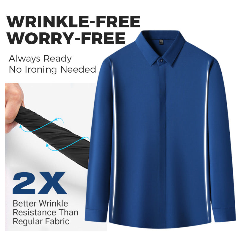 Men's Wrinkle-Free Stretch Dress Shirt