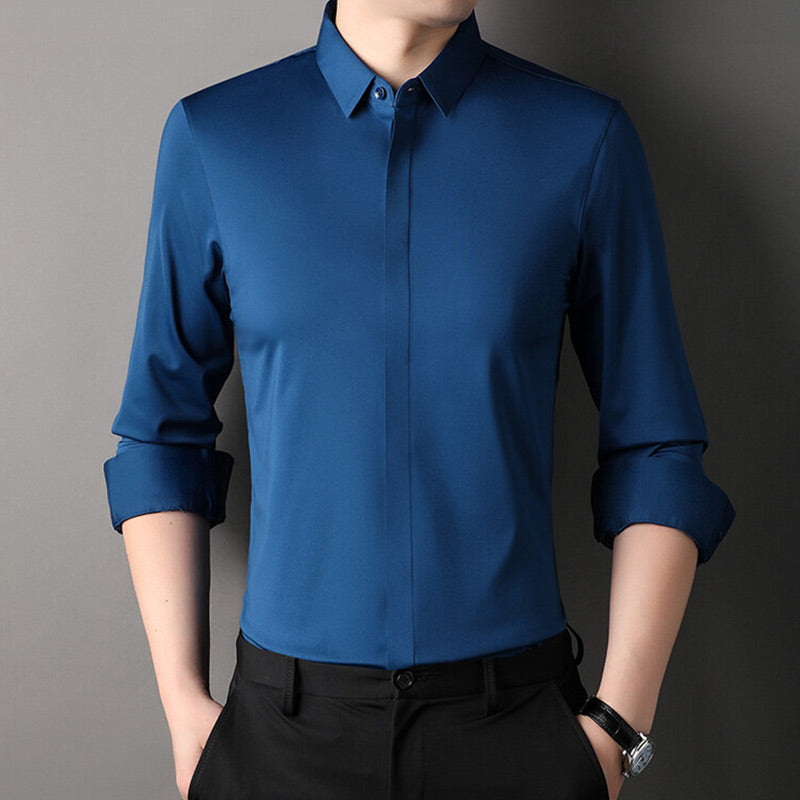 Men's Wrinkle-Free Stretch Dress Shirt