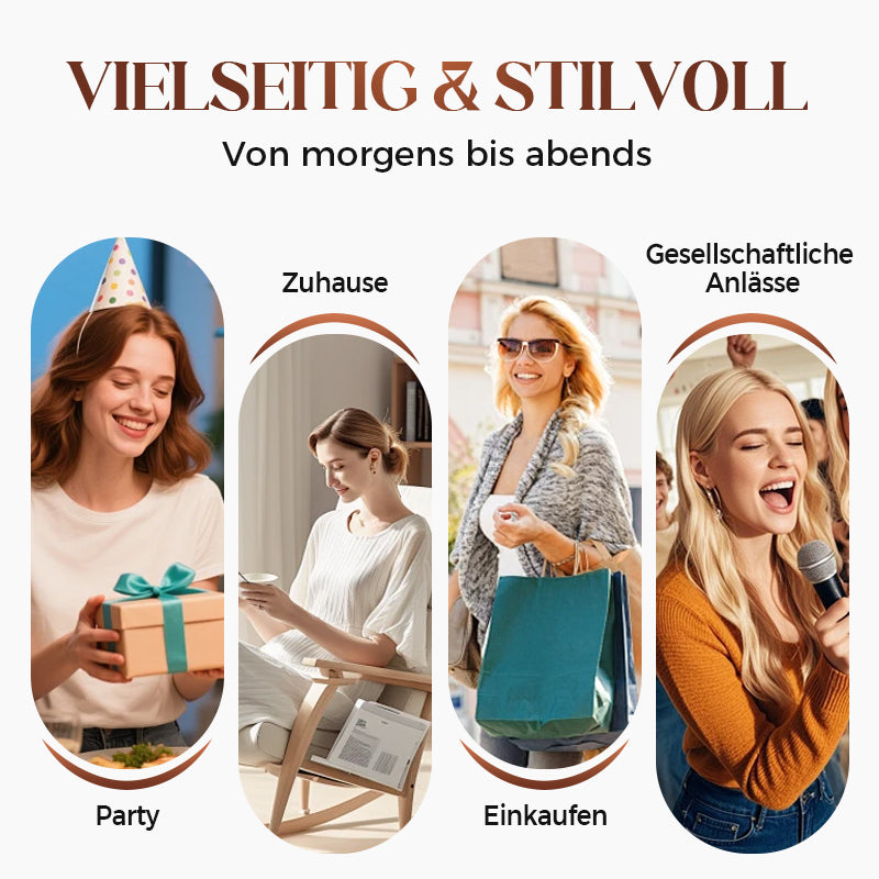 💕2025 HEISSER VERKAUF💐Paillettenblazer und weite Hose für Damen (3-teiliges Set)